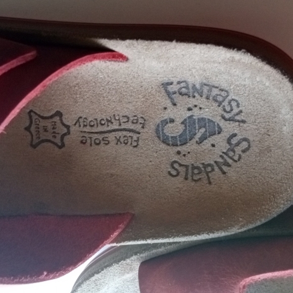 Fantasy sandals red  size 6 - Picture 3 of 7